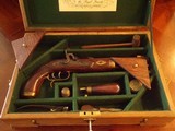 Recreated ca,1850 Antique English Gentleman`s Cased .50 cal. Dueling Pistol Set - 9 of 11