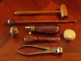 Recreated ca,1850 Antique English Gentleman`s Cased .50 cal. Dueling Pistol Set - 11 of 11