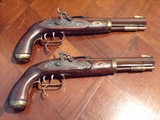 Antique Recreated Blackpowder.50 cal. English Gentleman`s ca.1845 Dueling Pistol Cased Set - Image 4 of 8