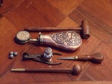 Antique Replication Black Powder.45 cal. ca.1845 English Genteman`s Dueling Pistol Cased Set - Image 8 of 9