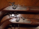 Antique Replication Black Powder.45 cal. ca.1845 English Genteman`s Dueling Pistol Cased Set - Image 6 of 9
