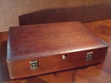 Antique Replication Black Powder.45 cal. ca.1845 English Genteman`s Dueling Pistol Cased Set - Image 9 of 9