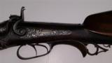 Antique BENESS Budapest SxS Shotgun with Gold and Silver Inlays to a Royal Family - 9 of 15