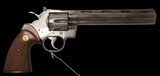 COLT PYTHON Factory NICKEL .357 Magnum Revolver with 8-inch barrel - 9 of 20