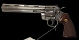 COLT PYTHON Factory NICKEL .357 Magnum Revolver with 8-inch barrel - 20 of 20