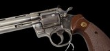 COLT PYTHON Factory NICKEL .357 Magnum Revolver with 8-inch barrel - 5 of 20