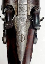 Antique 10 Gauge Fowler Shotgun Engraved Patrick Mullin New York - 2 of 20