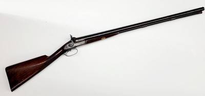 Antique 10 Gauge Fowler Shotgun Engraved Patrick Mullin New York