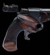 Pre-WWII German Stotzer Perfekt-Pistole Target Pistol .22 LR Falling Block Single Shot Target Pistol - 15 of 18