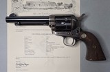 COLT Single Action Army .45 Colt Revolver with Fleur De Lis Grips and Colt Archives Letter - 4 of 19