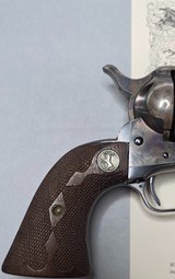COLT Single Action Army .45 Colt Revolver with Fleur De Lis Grips and Colt Archives Letter - 13 of 19