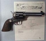COLT Single Action Army .45 Colt Revolver with Fleur De Lis Grips and Colt Archives Letter - 2 of 19