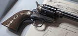 COLT Single Action Army .45 Colt Revolver with Fleur De Lis Grips and Colt Archives Letter - 11 of 19