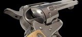 COLT Single Action Army .38 Special Revolver Nickel Finish with Colt Ivory Grips - 6 of 20