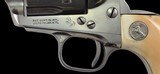 COLT Single Action Army .38 Special Revolver Nickel Finish with Colt Ivory Grips - 16 of 20
