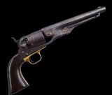 Antique Civil War COLT Model 1860 .44 Army Revolver (4 Screw Civilian) - 9 of 20