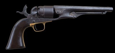 Antique Civil War COLT Model 1860 .44 Army Revolver (4 Screw Civilian)