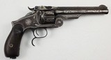 Antique SMITH & WESSON NEW MODEL NO. 3 RUSSIAN SILVER .44 CAL. REVOLVER - 2 of 20