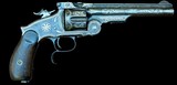 Antique SMITH & WESSON NEW MODEL NO. 3 RUSSIAN SILVER .44 CAL. REVOLVER - 9 of 20