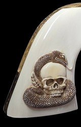 Engraved Consecutive Numbered Colt SAA .45 Colt Revolvers with Carved Ivory Grips - 16 of 20