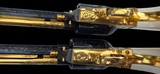 Engraved Consecutive Numbered Colt SAA .45 Colt Revolvers with Carved Ivory Grips - 12 of 20