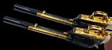 Engraved Consecutive Numbered Colt SAA .45 Colt Revolvers with Carved Ivory Grips - 14 of 20