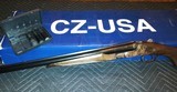 CZ-USA Ringneck Target SxS 12ga 30" Barrels Like New Cond. - 1 of 14