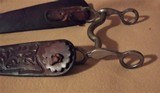 Vintage Kelly Bit with Hand Tooled Texas Style Bridle - 1 of 5