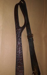 Vintage Kelly Bit with Hand Tooled Texas Style Bridle - 3 of 5