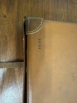 Purdey 2 barrel (20b) case w canvas cover - Image 4 of 4