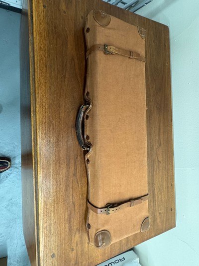 Purdey 2 barrel (20b) case w canvas cover - Image 1 of 4