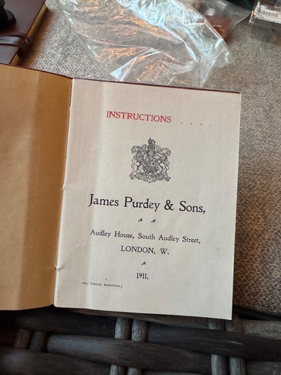 Purdey Instruction Books - Image 2 of 3