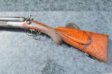 Wilh. Friedlein 12 ga. double barrel, side by side, hammer, engraved pre1891 German/Austrian shotgun - 4 of 10