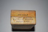 Winchester .455 Colt - 2 P/C Full - 1st/2nd Year Box 1898 - 1899 - 4 of 6