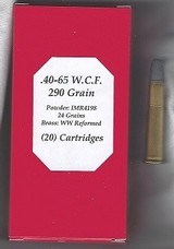 .40-65 W.C.F. Buffalo Arms Full Box (20) Cartridges - 1 of 1