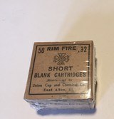 Union Cap & Chemical Company - .32 Rimfire Blank box - 1 of 2