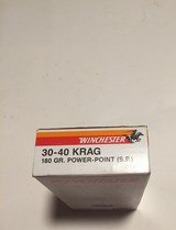 Factory Winchester .30-40 KRAG – 180 Grain Power-Point - Soft Point - 2 of 2