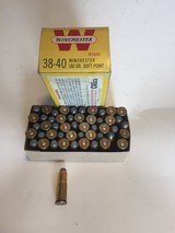 Winchester .38-40 Ammunition – Full Box (50) Cartridges - 1 of 1