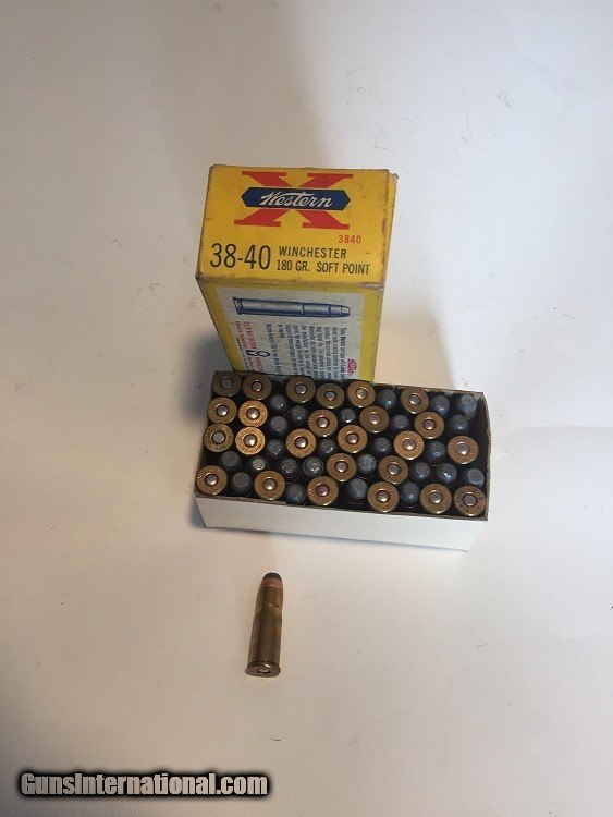 Winchester .38-40 Ammunition – Full Box (50) Cartridges