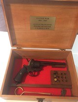 Civil War - August Francotte - 12 mm Pinfire Revolver.- Cased