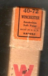 2 P/C Box Winchester .40-72 - 12 Cartridges - For the Model 1895 - Image 4 of 5