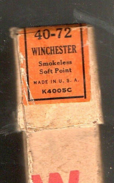 2 P/C Box Winchester .40-72 - 12 Cartridges - For the Model 1895 - Image 3 of 5