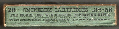 2 P/C Winchester Box .38-56 - (14) Cartridges Smokeless W/Black Powder Label - Image 2 of 4