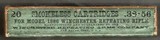 2 P/C Winchester Box .38-56 - (14) Cartridges Smokeless W/Black Powder Label - Image 2 of 4