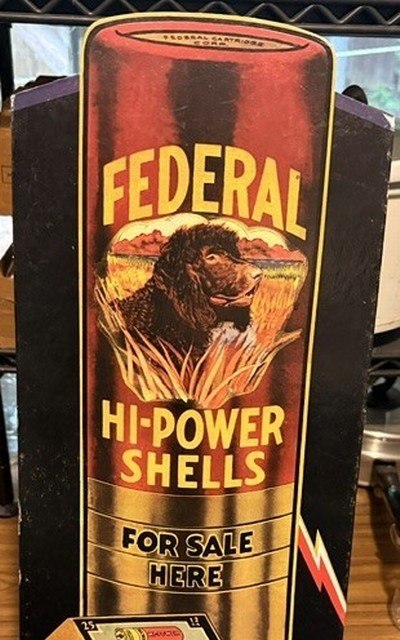 Original Federal Cartridge Shotshell Standing Diecut - Image 1 of 1