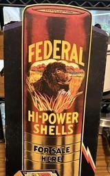 Original Federal Cartridge Shotshell Standing Diecut - Image 1 of 1