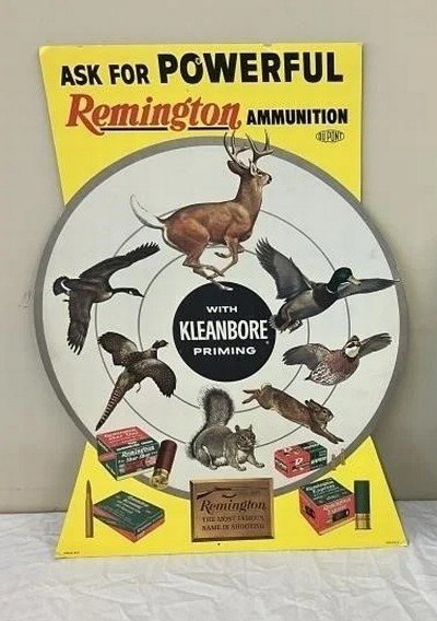 Remington Ammunition Cardboard Die-Cut Poster - Image 1 of 1