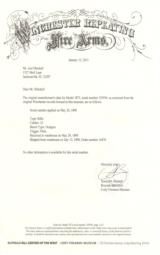 Winchester 1873 32-20 Cal with Cody Letter - 10 of 10