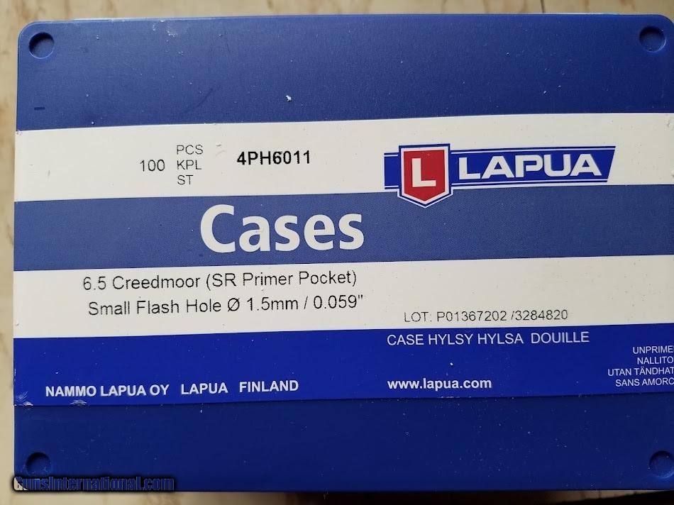 Lapua 6 5 creedmoor brass