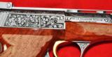 Factory Engraved Browning .22 LR Renaissance Medalist Target Pistol & Case 1 of 382 Made - 6 of 12